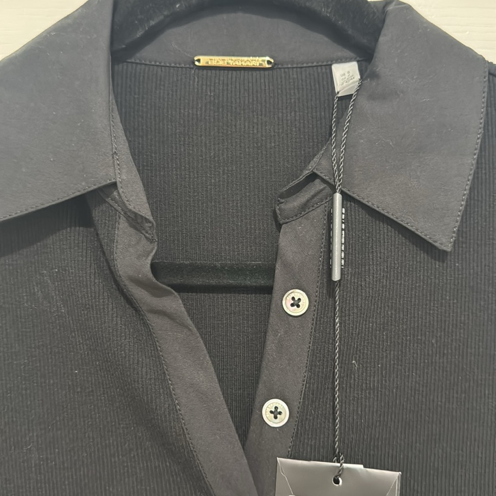 Elie Tahari Button down Top Blouse NWT $195 MSRP - Picture 3 of 11